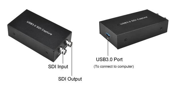 USB SDI видеозахват USB3.0 HD 1080P 60fps видеозапись с из прямой трансляции для Dome CameraDVR и т.
