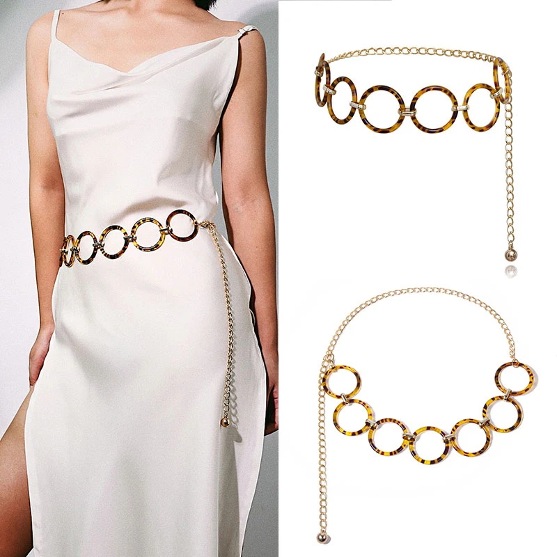 Simple Circular Retro Body Chain Female Personality Leopard Geometric Resin Circle Waist Chain Fashion Pendant Jewelry For Women
Simple Circular Retro Body Chain Female Personality Leopard Geometric Resin Circle Waist Chain Fashion Pendant Jewelry For Women