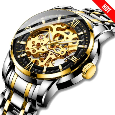 Top Brand Luxury Men'swatches Skeleton Automatic Mechanical Luxury watch men sport wristwatch mens reloj hombre FORSINING
Top Brand Luxury Men'swatches Skeleton Automatic Mechanical Luxury watch men sport wristwatch mens reloj hombre FORSINING