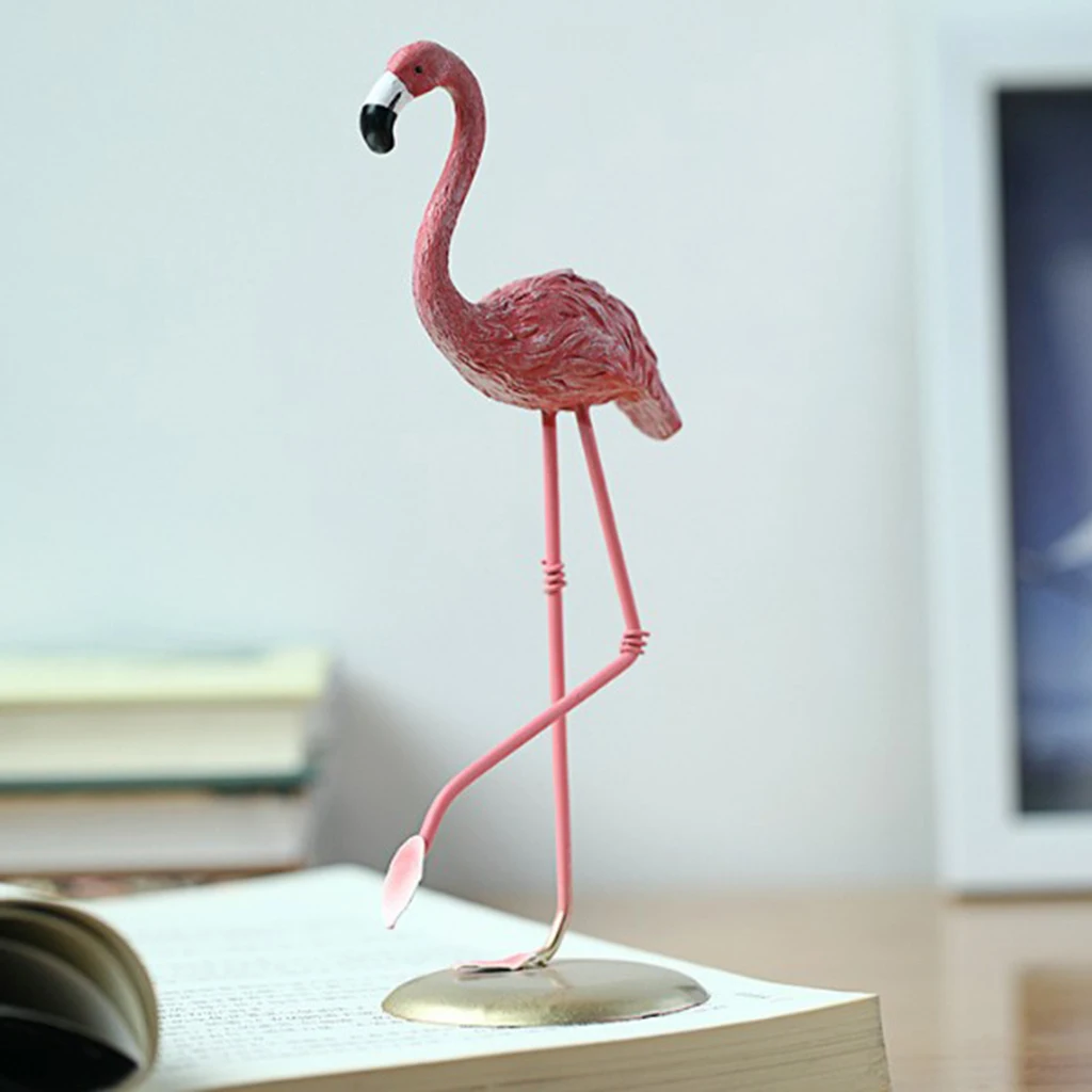 Wildlife Artificial Flamingo Female Figurines Ornament Animal Birds Figurines Home Decoration Wildlife Artificial Flamingo Female Figurines Ornament Animal Birds Figurines Home Decoration