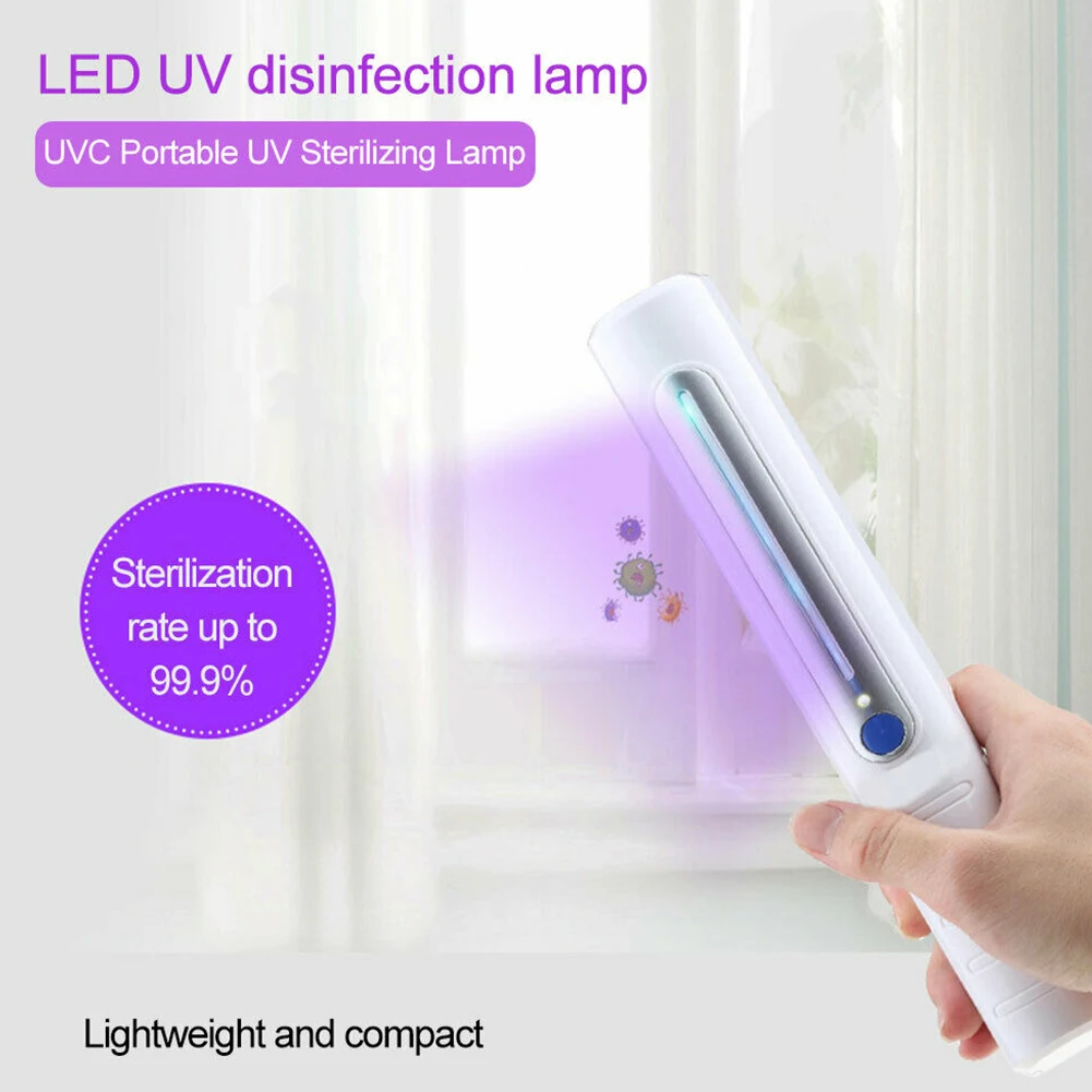 Portable LED UV Disinfection Lamp 3W White Light Tube Sterilizer Suitable for Baby Underwear Bathroom Pet Supplies Disinfection
Portable LED UV Disinfection Lamp 3W White Light Tube Sterilizer Suitable for Baby Underwear Bathroom Pet Supplies Disinfection