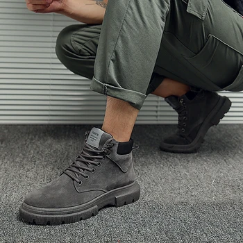 Autumn Winter Cow Suede Men Casual Soft Leather Ankle Desert Boot Fashion Military Boots Sneakers Safety Shoes Zapatos De Hombre
Autumn Winter Cow Suede Men Casual Soft Leather Ankle Desert Boot Fashion Military Boots Sneakers Safety Shoes Zapatos De Hombre