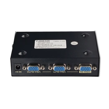 Premium New 2 Port VGA Frequency Divider 200Hz Video Distributor Computer Monitor Display 1 Divided into 2 Synchronizer
Premium New 2 Port VGA Frequency Divider 200Hz Video Distributor Computer Monitor Display 1 Divided into 2 Synchronizer