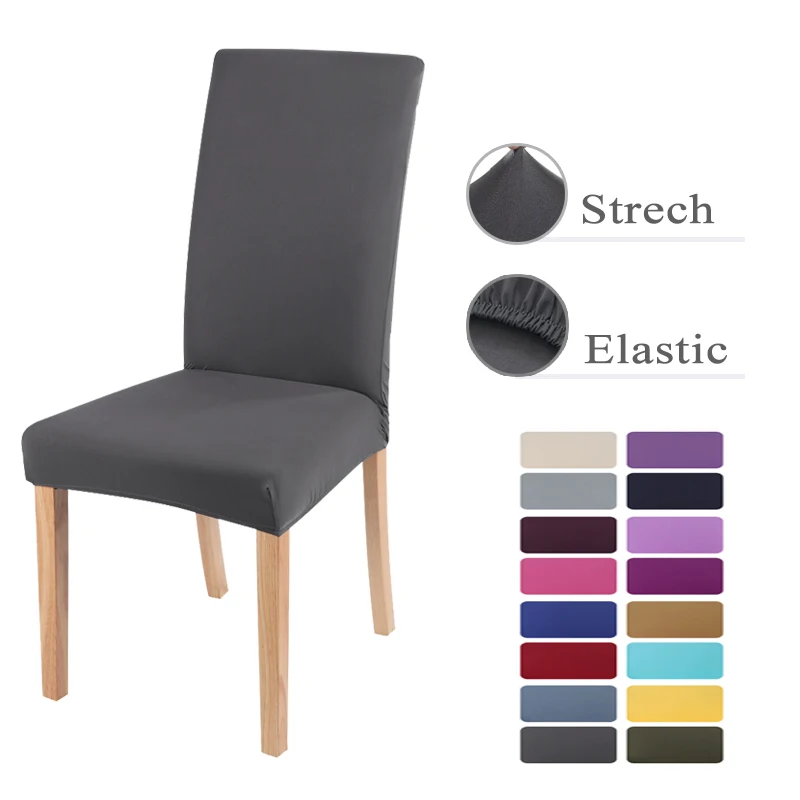 23Colors Solid Color Spandex Dining Chair Covers Grey Black Stretch Slipcovers Universal Removable Chair Protective covers
23Colors Solid Color Spandex Dining Chair Covers Grey Black Stretch Slipcovers Universal Removable Chair Protective covers