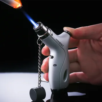 Welding Torch Lighter Butane Jet Gas Lighter Turbo Spray Gun 1300 C Windproof Cigar Pipe Lighter Gift Outdoor BBQ NO GAS
Welding Torch Lighter Butane Jet Gas Lighter Turbo Spray Gun 1300 C Windproof Cigar Pipe Lighter Gift Outdoor BBQ NO GAS
