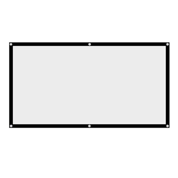 150 Inch Projector Sn HD 16:9 White Dacron Diagonal Video Projection Sn Wall Mounted for Home Theater Movie
150 Inch Projector Sn HD 16:9 White Dacron Diagonal Video Projection Sn Wall Mounted for Home Theater Movie