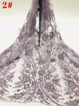 High quality beads embroidered French mesh lace African lace Nigeria lace fabric suitable for wedding dress DIY dress fabric
High quality beads embroidered French mesh lace African lace Nigeria lace fabric suitable for wedding dress DIY dress fabric