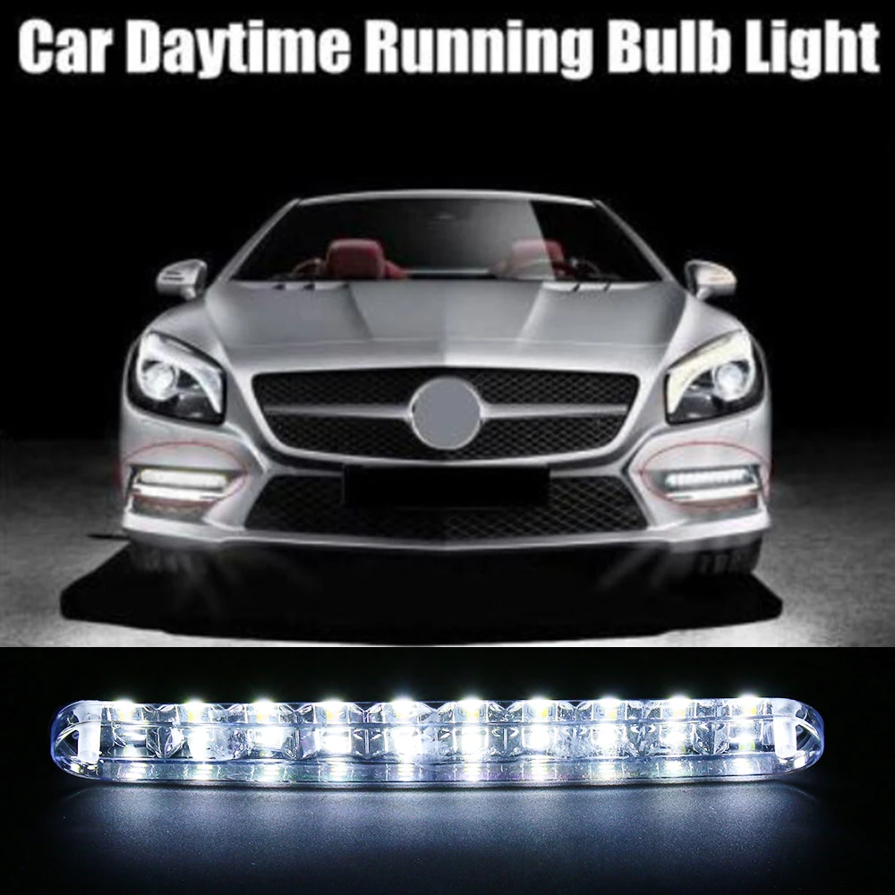 New 2PCS 30 LED Universal Car Daytime Running Light DRL Turn Signal Lamp Auto Replacement External Lights Accessories | Автомобили и