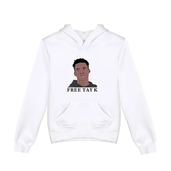 Hot rapper singer Tay-K Print hoodies sweatshirts in children long sleeve autumn winter warm hip hop high quality popular hoodie
Hot rapper singer Tay-K Print hoodies sweatshirts in children long sleeve autumn winter warm hip hop high quality popular hoodie