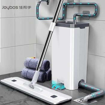 JOYBOS Magic Automatic Home Mop Avoid Handwash Household Scraping Flat Mop Kitchen Wooden Floor Lazy Fellow Mop Wet Dry Mop JBS2
JOYBOS Magic Automatic Home Mop Avoid Handwash Household Scraping Flat Mop Kitchen Wooden Floor Lazy Fellow Mop Wet Dry Mop JBS2