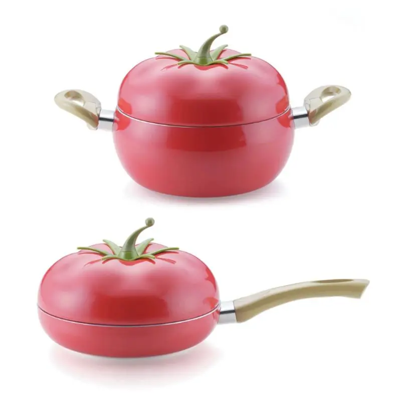 Fruit Tomato Stockpot Frying Pan Cooking Pot Saucepan Induction Cooker Aluminum Cookware Nonstick
Fruit Tomato Stockpot Frying Pan Cooking Pot Saucepan Induction Cooker Aluminum Cookware Nonstick