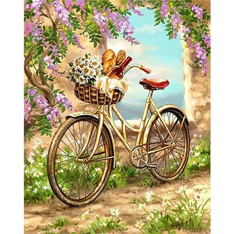 Landscape painting by numbers paint by number for adults DIY coloring by numbers oil numbered number paintings bicycle
Landscape painting by numbers paint by number for adults DIY coloring by numbers oil numbered number paintings bicycle