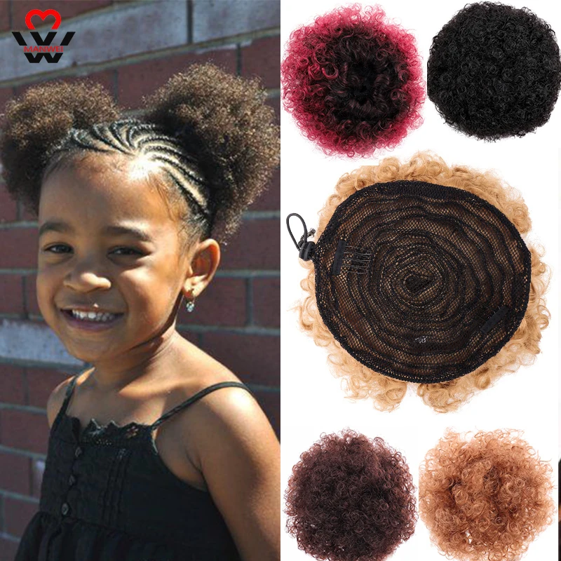 MANWEI High Afro Puff Afro Curly Ponytail Drawstring Short Afro Kinky Pony Tail Clip in Synthetic Hair Bun Extensions 1PC
MANWEI High Afro Puff Afro Curly Ponytail Drawstring Short Afro Kinky Pony Tail Clip in Synthetic Hair Bun Extensions 1PC