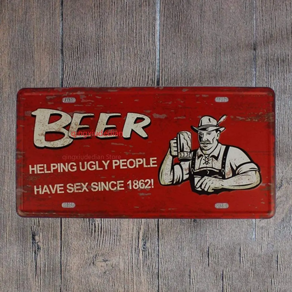 Free Pintree Original Retro Design Beer Help Ugly People Tin Metal Signs Wall Art | Thick Tinplate Print Poster Wall
Free Pintree Original Retro Design Beer Help Ugly People Tin Metal Signs Wall Art | Thick Tinplate Print Poster Wall
