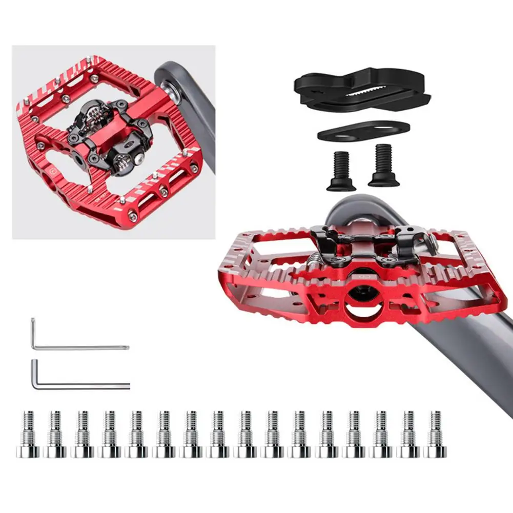 2pcs/set MTB Road Bike Bearing Pedals Double-sided Aluminum Alloy Wide Flat Platform Bicycle Lock Pedal Cycling Parts Equipment
2pcs/set MTB Road Bike Bearing Pedals Double-sided Aluminum Alloy Wide Flat Platform Bicycle Lock Pedal Cycling Parts Equipment