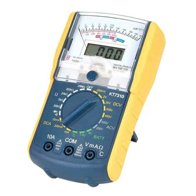 KT7310 Handheld Double Dual Display Analog Digital Multimeter Multifunction Tool
KT7310 Handheld Double Dual Display Analog Digital Multimeter Multifunction Tool