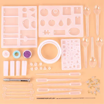 New 73Pcs/set DIY Jewelry Earring Pendant Casting Molds Tools Set Handmade Crystal Silicone Jewelry Resin Molds With 70 Designs
New 73Pcs/set DIY Jewelry Earring Pendant Casting Molds Tools Set Handmade Crystal Silicone Jewelry Resin Molds With 70 Designs