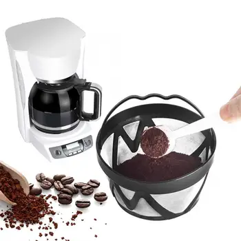 Reusable Coffee Filter Basket Washable Coffee Strainer for Coffee Machine Equipment Kitchen Gadget Coffee Maker Machine Parts
Reusable Coffee Filter Basket Washable Coffee Strainer for Coffee Machine Equipment Kitchen Gadget Coffee Maker Machine Parts
