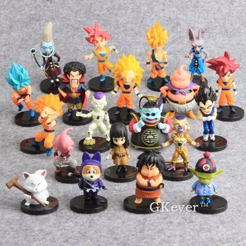 20 pcs/set Son Goku Trunks Super Saiyan Gohan Vegeta Broly Majin Boo Model Dolls Action Figures Dragon Ball Z Collectable Model
20 pcs/set Son Goku Trunks Super Saiyan Gohan Vegeta Broly Majin Boo Model Dolls Action Figures Dragon Ball Z Collectable Model