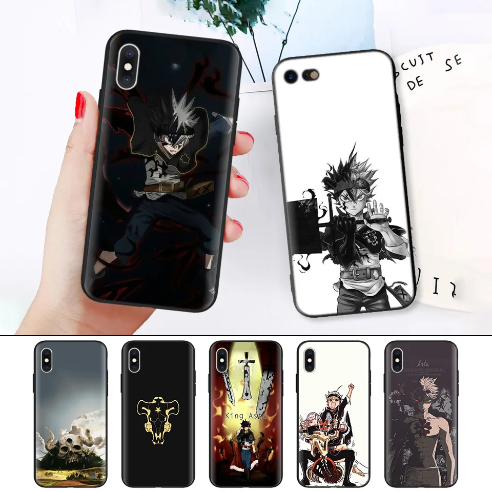 Black Rubber Soft Silicone Case Bag Cover for iPhone XS XR X 7 8 6 6S 5C 5E 5S 5 Plus Max Shell Fundas Coque Core Black Clover A
Black Rubber Soft Silicone Case Bag Cover for iPhone XS XR X 7 8 6 6S 5C 5E 5S 5 Plus Max Shell Fundas Coque Core Black Clover A