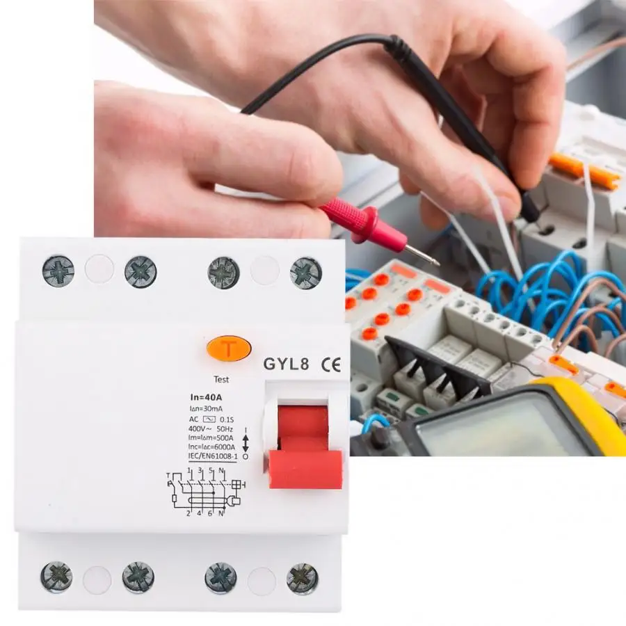 GYL8 12v 4P+N 25A/40A/63A Residual current Circuit breaker with Leakage protection 400VAC RCCB RCBO car circuit breaker
GYL8 12v 4P+N 25A/40A/63A Residual current Circuit breaker with Leakage protection 400VAC RCCB RCBO car circuit breaker