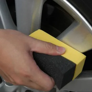 

1pcs Car Wheels Brush Sponge tyre brush Multifunctional Tire Hub Waxing Sponge Cleaner Polishing Brush Interior Cleaning Tools