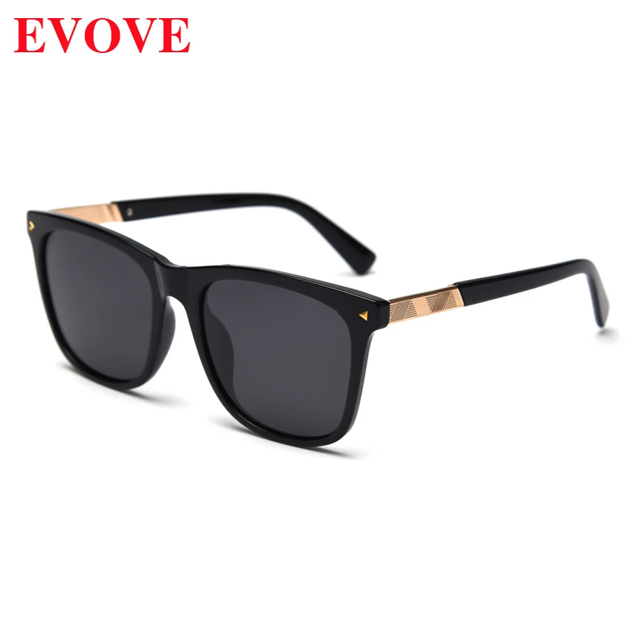 Фото Солнцезащитные очки Evove оверсайз для мужчин и женщин корейские модные большие