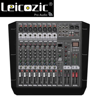 Leicozic 8-Channel Audio Mixer FX8-USB Rack Mount digital mixer DSP MP3 player with USB/SD Professional mixing console
Leicozic 8-Channel Audio Mixer FX8-USB Rack Mount digital mixer DSP MP3 player with USB/SD Professional mixing console