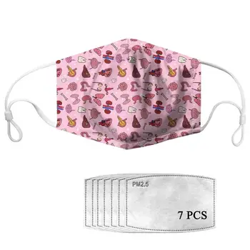 HYCOOL Unisex Mouth Masks Men Women Kids Cartoon Animal Human Organs Print Reusable Outdoor PM2.5 Dust-proof Face Mask Filters 
HYCOOL Unisex Mouth Masks Men Women Kids Cartoon Animal Human Organs Print Reusable Outdoor PM2.5 Dust-proof Face Mask Filters