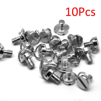 10Pcs/Set Stainless Steel Silver 1/4'' D-Ring Screw for Camera Tripod Monopod Quick Release Plate 0.4'' Shank 0.44'' Screw head
10Pcs/Set Stainless Steel Silver 1/4'' D-Ring Screw for Camera Tripod Monopod Quick Release Plate 0.4'' Shank 0.44'' Screw head