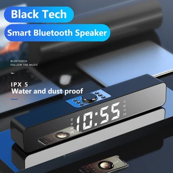 Led Sound Bar Alarm Clock Wireless Bluetooth Speaker Home Theater Surround Soundbar For Pc Tv Computer Speaker 
Led Sound Bar Alarm Clock Wireless Bluetooth Speaker Home Theater Surround Soundbar For Pc Tv Computer Speaker