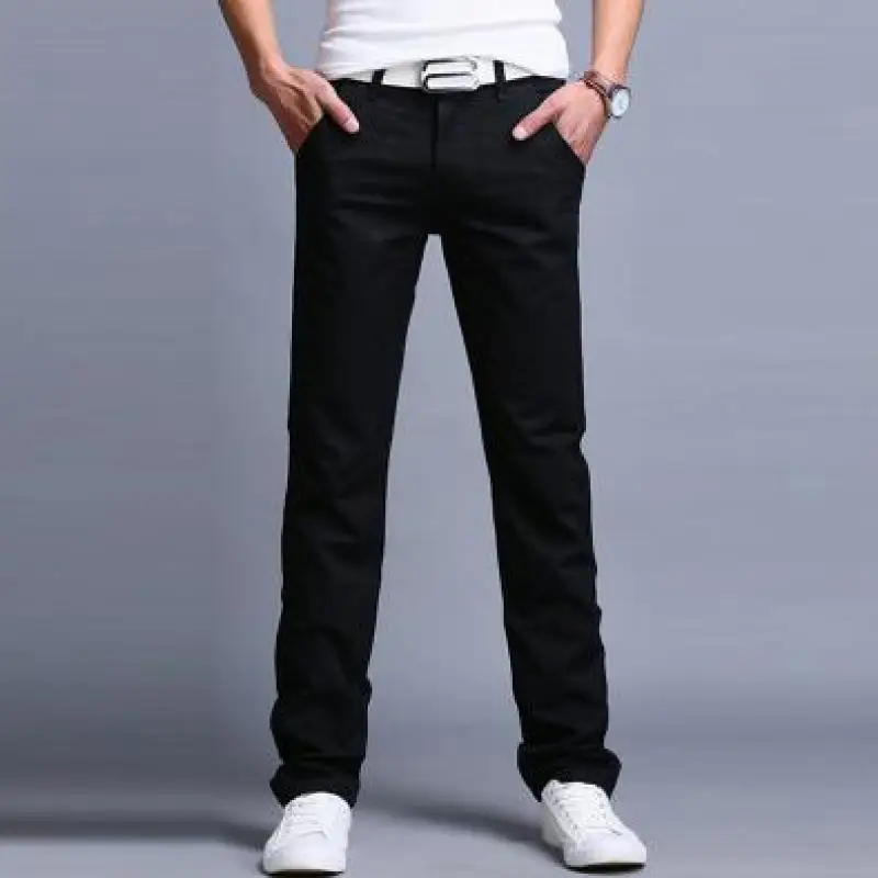 New Brand Big Sale Spring Summer Men's Straight Slim Casual Pants Youth Popular Mid Waist Youth High Quality Men's Pants 
New Brand Big Sale Spring Summer Men's Straight Slim Casual Pants Youth Popular Mid Waist Youth High Quality Men's Pants