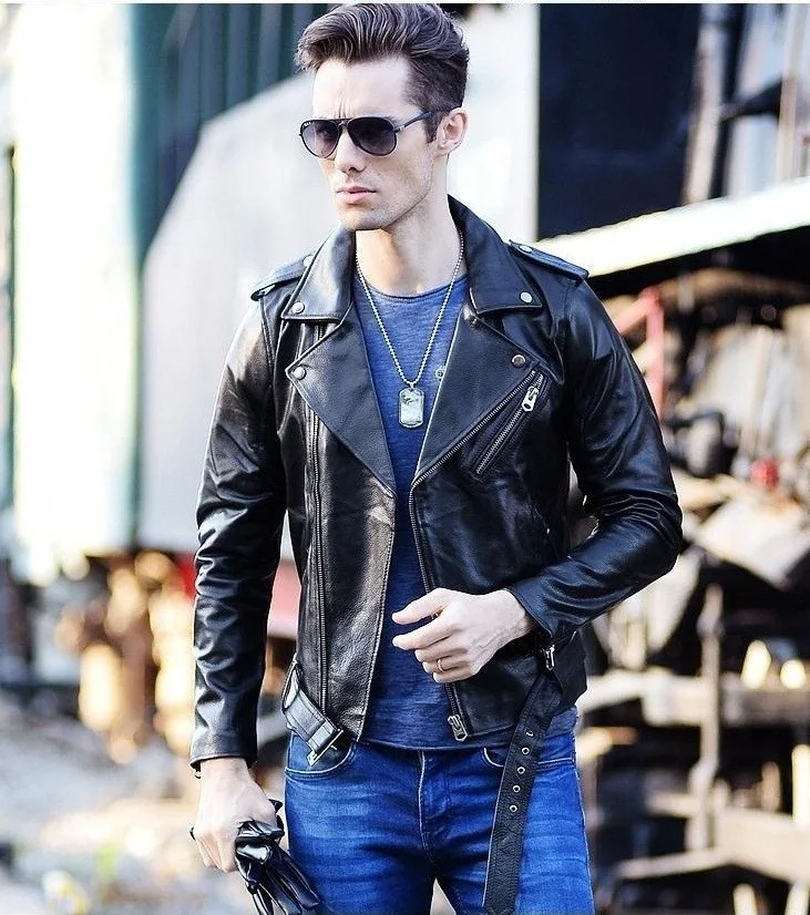 Free shipping,Brand cool style plus size mens slim Jackets genuine Leather jacket.motor coat,sales.biker cowhide jacket
Free shipping,Brand cool style plus size mens slim Jackets genuine Leather jacket.motor coat,sales.biker cowhide jacket