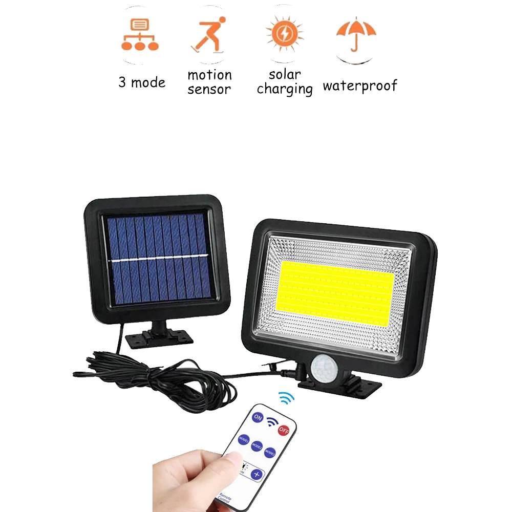 100 LED solar LEDs Panel Power Light PIR Motion Sensor Separable Wall Lamp Outdoor Path Yard Garden Fence Night Light New sepera
100 LED solar LEDs Panel Power Light PIR Motion Sensor Separable Wall Lamp Outdoor Path Yard Garden Fence Night Light New sepera