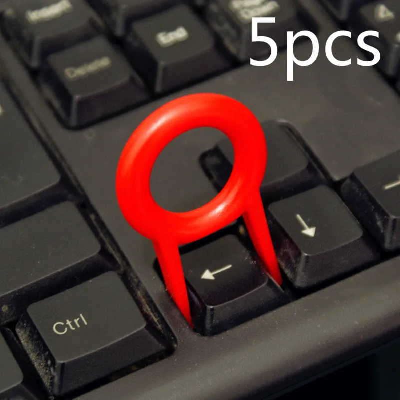 5pcs Mechanical Keyboard Keycap Puller Remover Universal for Keyboards Key Cap Fixing Tool Staple Remover Random Color
5pcs Mechanical Keyboard Keycap Puller Remover Universal for Keyboards Key Cap Fixing Tool Staple Remover Random Color