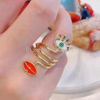 wholesale gold plating CZ Beads paved eye charm woman rings fashion jewelrys 10pc or 20pc per lot
wholesale gold plating CZ Beads paved eye charm woman rings fashion jewelrys 10pc or 20pc per lot