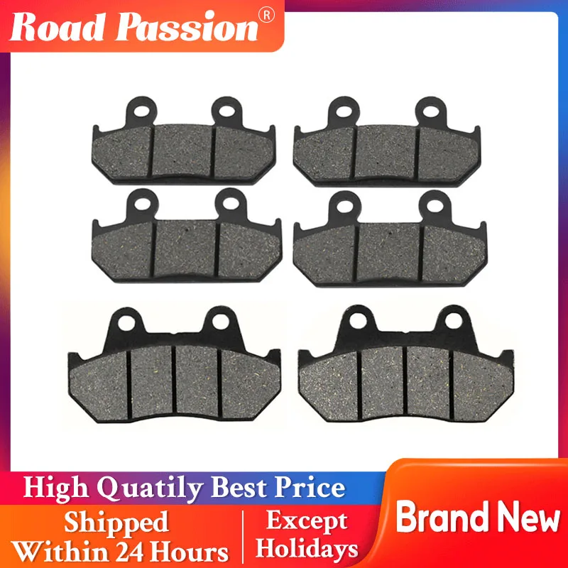 

Road Passion Motorcycle Front and Rear Brake Pads For Honda CBR600 FH FJ FK FL VFR400 NC21 1985-1987 CBR500 1987-1990 FA121 FA69