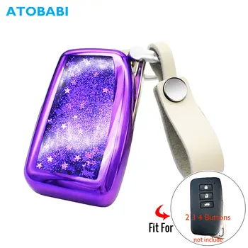 TPU Car Key Case For Lexus 2013-Up RX IS ES GS LS NX RS GX LX RC Quicksand Smart Keyless Remote Fob Protector Cover Keychain Bag
TPU Car Key Case For Lexus 2013-Up RX IS ES GS LS NX RS GX LX RC Quicksand Smart Keyless Remote Fob Protector Cover Keychain Bag