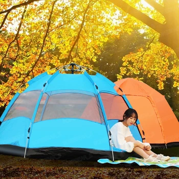 3-4 People Large Tent Quick Setup Family Tent Outdoor Camping tent foldable folding tents two layer backpack tents sunshade
3-4 People Large Tent Quick Setup Family Tent Outdoor Camping tent foldable folding tents two layer backpack tents sunshade