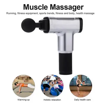 New Massage Gun Deep Muscle Massager Muscle Pain Relief Body Massage Exercising Relaxation Treatments Slimming Health Care 
New Massage Gun Deep Muscle Massager Muscle Pain Relief Body Massage Exercising Relaxation Treatments Slimming Health Care