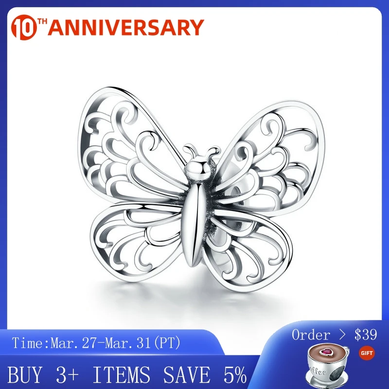 CodeMonkey 925 Sterling Silver Crystal Butterfly Insect Charms Beads fit Original Charm Bracelets Women Necklaces Jewelry CMC062
CodeMonkey 925 Sterling Silver Crystal Butterfly Insect Charms Beads fit Original Charm Bracelets Women Necklaces Jewelry CMC062
