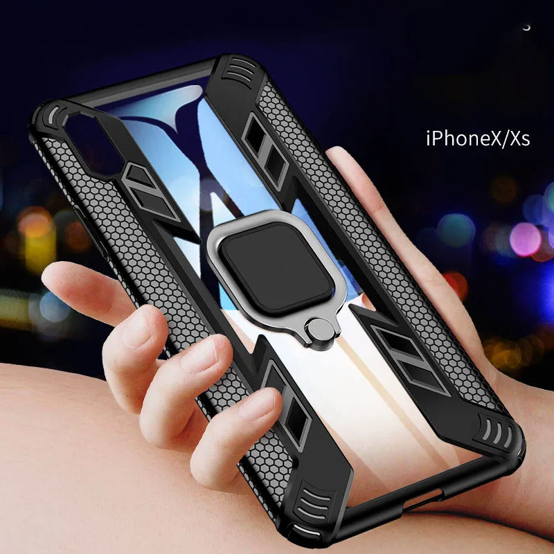 Protective Shockproof Magnetic 360 Degree Rotating Ring Car Hold Armor Phone Case for Iphone 11 Pro Max X Xr Xs 8 7 6 Plus
Protective Shockproof Magnetic 360 Degree Rotating Ring Car Hold Armor Phone Case for Iphone 11 Pro Max X Xr Xs 8 7 6 Plus