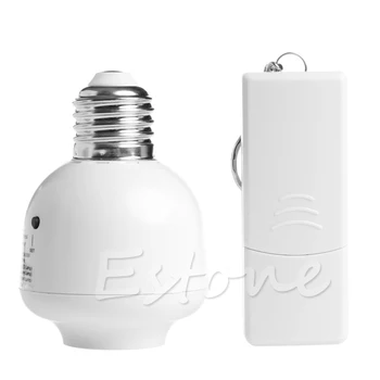 10M durable E27 screw wireless remote control light bulb cover socket switch open / close easy to install AC 180 ~ 250V
10M durable E27 screw wireless remote control light bulb cover socket switch open / close easy to install AC 180 ~ 250V
