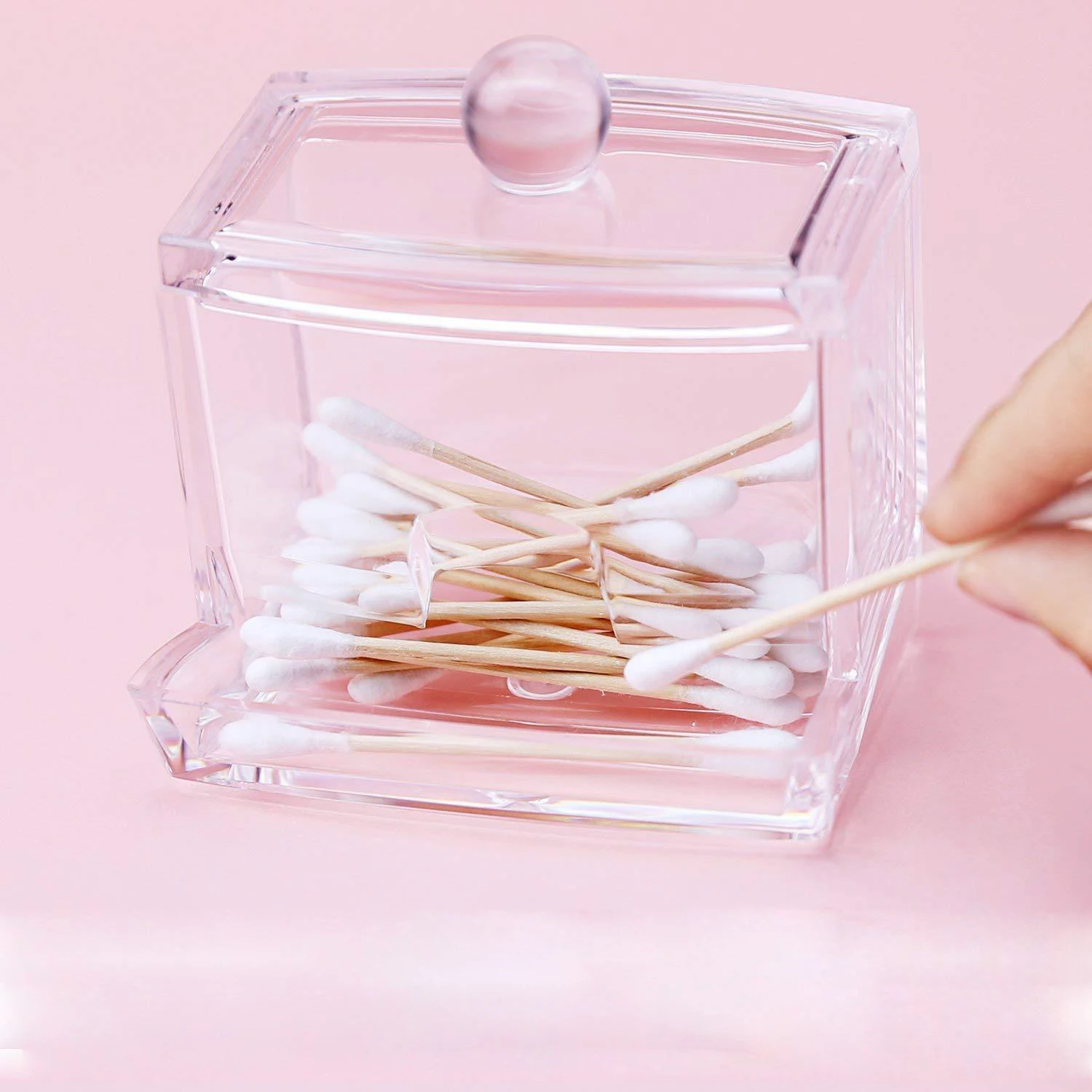 Desktop Cosmetic Cotton Swab Storage Box Home Daily Necessities Dressing Table Transparent Plastic Toothpick Storage Box
Desktop Cosmetic Cotton Swab Storage Box Home Daily Necessities Dressing Table Transparent Plastic Toothpick Storage Box