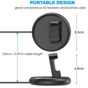 Wired Base Black Multiple Protection Stand Magnetic Portable Charging Dock USB Cable Replacement For Fitbit Versa 2 Smart Watch
Wired Base Black Multiple Protection Stand Magnetic Portable Charging Dock USB Cable Replacement For Fitbit Versa 2 Smart Watch