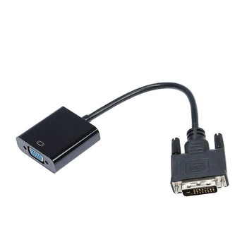 Adapter Cablexpert A-DVID-VGAF-01, DVI 25 (m) -VGA (f), cable 0.2 m, black 4612615
Adapter Cablexpert A-DVID-VGAF-01, DVI 25 (m) -VGA (f), cable 0.2 m, black 4612615