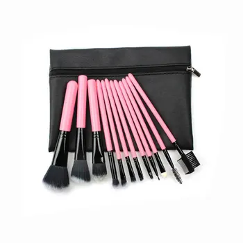 Pro 12pcs/set Makeup Brushes Cosmetics Make up Tools Foundation Brush Face Makeup + Black Zipper Cosmetic Bag
Pro 12pcs/set Makeup Brushes Cosmetics Make up Tools Foundation Brush Face Makeup + Black Zipper Cosmetic Bag
