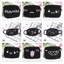 1 шт., 32 стиля, унисекс, мультяшная маска, забавные зубы, буквы, рот, черная хлопковая маска с половинным вырезом, антибактериальная Пылезащит...(China)