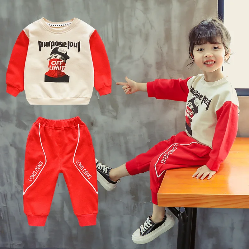Girls 95 Cotton Autumn Clothing Set 2019 New Style Korean-style Baby Girls Western Style Two-Piece Set Little Girl Clothes CHILD
Girls 95 Cotton Autumn Clothing Set 2019 New Style Korean-style Baby Girls Western Style Two-Piece Set Little Girl Clothes CHILD