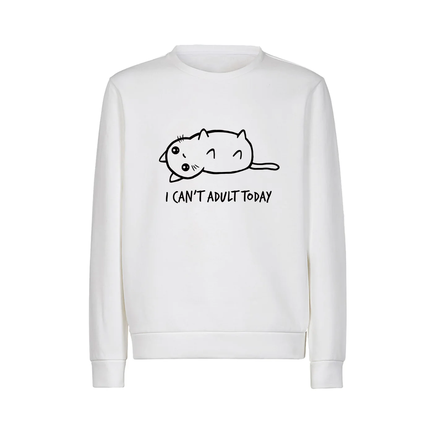 I Can't Adult Today Print Sweatshirt Kawaii Cats Mens Spring Winter Hoodie Fashion Cartoon Harajuku Fleece fitness streetwear
I Can't Adult Today Print Sweatshirt Kawaii Cats Mens Spring Winter Hoodie Fashion Cartoon Harajuku Fleece fitness streetwear
